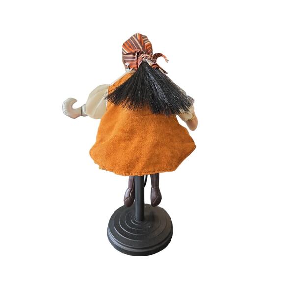 Folkmanis Pirate The Old Buccaneer Patch on Eye Hand Puppet Plush 12 in - Picture 3 of 6